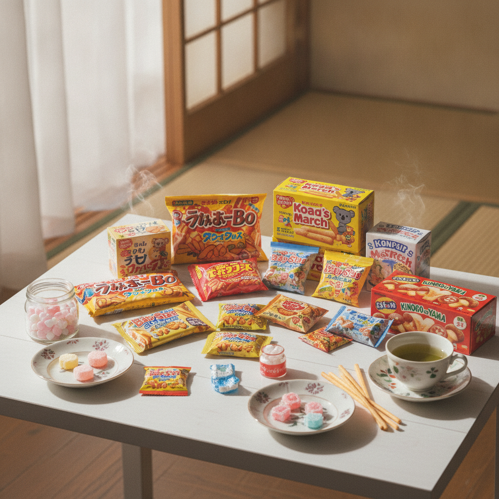 昭和グルメ菓子:時代を超えて愛される懐かしいお菓子一覧の魅力と文化再考